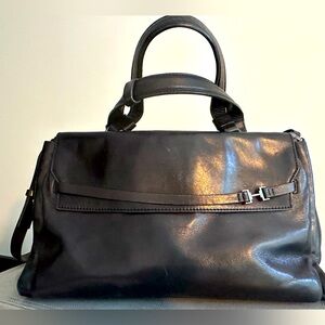 Halston Heritage Black Handbag w/ Black Hardware